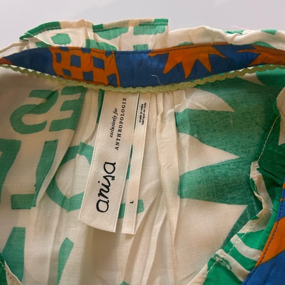 Anthropologie Aria Multicolor Print Dress - Picture 2 of 4